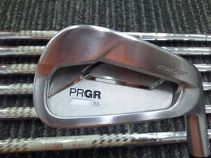 Golf Iron Set PRGR 03 SPEC STEEL Ⅲ Ver.2 M-43 7pcs 5-A JAPAN - Picture 1 of 6