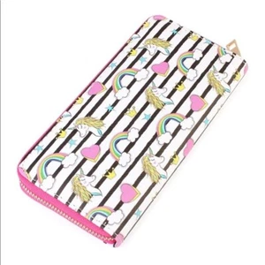 Unicorn Stripe Rainbow Wallet - Picture 1 of 2