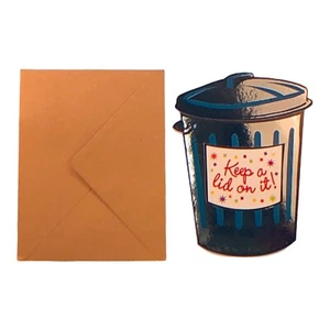 Keep A Lid On It Surprise Birthday Party Invitations and Envelopes for 16 - Picture 1 of 3