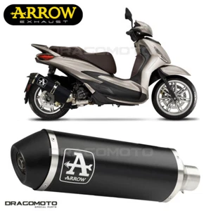 Silenziatore PIAGGIO BEVERLY 500 CRUISER 2011 2012 ARROW ALU Nero URBAN - Imagen 1 de 4