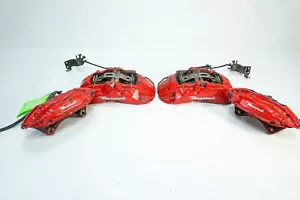 14-17 Maserati Ghibli S 3.0L OEM Front & Rear Brake Calipers Set Of 4 5058 - Picture 1 of 24