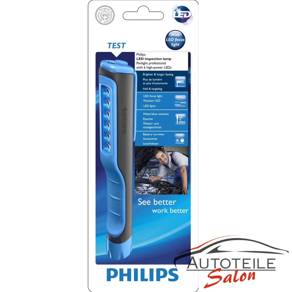 Philips Penlight Werkstattlampe LED Handlampe Notlampe Arbeitslampe LPL19B1 - Bild 1 von 1