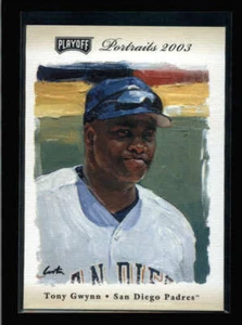 TONY GWYNN 2003 PLAYOFF PORTRAITS #34 BEIGE PARALLEL #100/250 AY6032 - Picture 1 of 1
