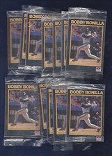 LOT OF 12 1990 Starline Coke Long John Silver's Card PACK BOBBY BONILLA SHOWING