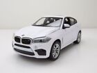BMW X6M 2018 Modèle de Voiture Blanc 1:24 Rastar