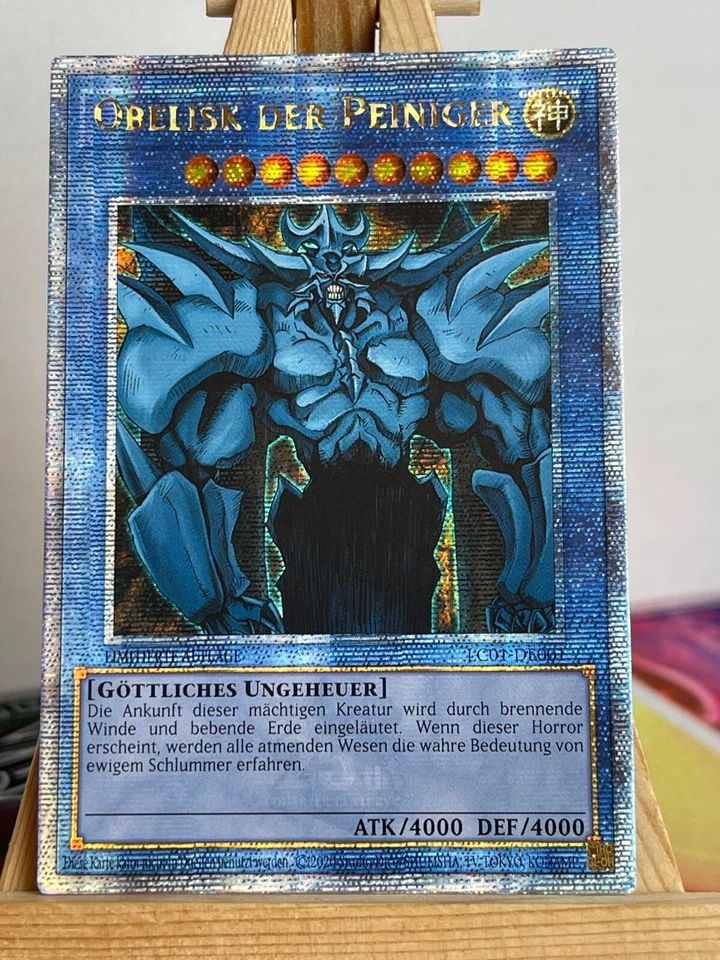 Obelisk Der Peiniger LC01-DE001 Quarter Century Secret Rare Deutsch NM YUGIOH - Bild 1 von 1