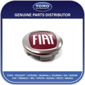Fiat Ducato 250 60mm Alloy Wheel Center Cap Red Logo 1358877080 - Picture 1 of 1