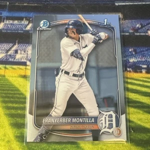 2025 1st Bowman #BCP-5 Franyerber Montilla Chrome Prospects Detroit Tigers - Picture 1 of 2