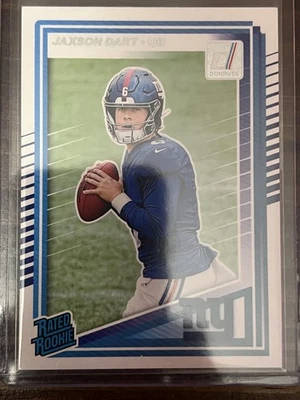 2025 Panini Donruss - Rated Rookie Jaxson Dart #400 (RC) - Image 1 of 2