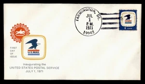 DR WHO 7-1-71 FDC FARMINGTON DE M41756 - Picture 1 of 2