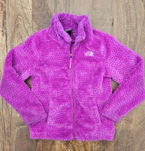 The North Face Jacket Girls Pink S Fuzzy Fleece Osito Warm Outdoors - Picture 1 of 8