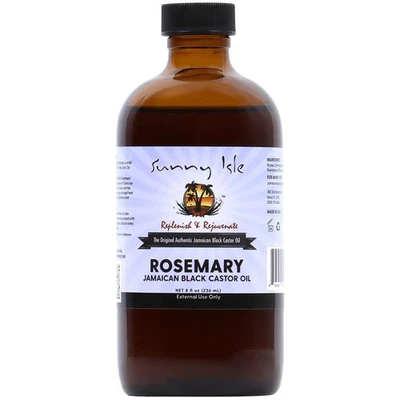 Sunny Isle Rosemary Jamaican Black Castor Oil 8oz, 4oz - Image 1 of 4