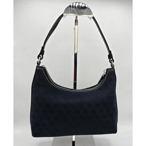 Dooney & Bourke Satchel Signature Pattern Black H3 196805 9" x 3" x 7" NWOT - Picture 1 of 12