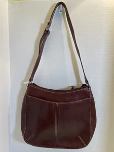 Etienne Aigner Vintage Classic Antic Red Handtasche / Schultertasche Silber Hardware - Bild 1 von 11