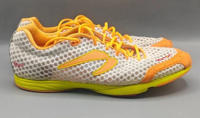 Newton 03011 Hombre MV2 Talla 11 Zapatillas Deportivas Deportivas Blanco Naranja Malla Foto 1 de 4