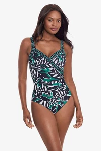 Traje de baño Miraclesuit Palma Verde Sanibel de una pieza estilo EE. UU. 12 # 6552263 NUEVO - Imagen 1 de 2