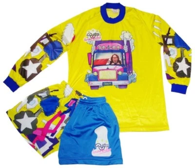 Boca Juniors 1995 Carlos Montoya GK Jersey & Pants Size L olan Football Vintage - Image 1 of 3