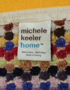 Michelle Keeler Teppich, 62" x 34", Hergestellt in der Türkei, 100% Baumwolle - Bild 1 von 9