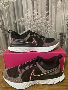 nike react infinity run flyknit 2 bt size uk10 eu45 us11 DD6790-001 - Picture 1 of 8