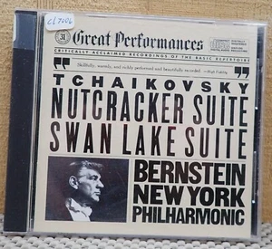 Tchaikovsky Nutcracker & Swan Lake Suites - Bernstein NY Philharmonic -CD   1985 - Picture 1 of 3