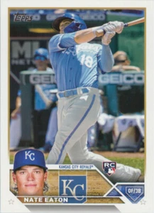2023 Topps Series 2 #557 Nate Eaton RC Rookie Kansas City Royals - Bild 1 von 2