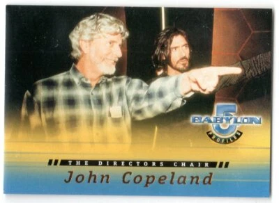 BABYLON 5 1999 SKYBOX PROFILES DC4 THE DIRECTORS CHAIR INSERT John Copeland - Image 1 of 2