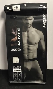 RBX 4 PACK MENS ACTIVE MESH BOXER BRIEFS Various Colors Sizes M Or L NWT - Picture 1 of 8