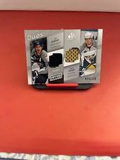 SHEA WEBER,JP DUMONT 2008-09  #AF2-DW  JERSEYS[2]   SP GAME USED [064/100]