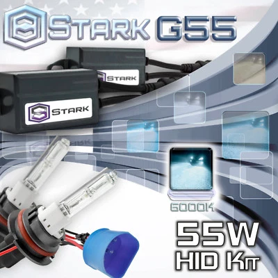 Slim 55W Xenon Hi / Lo Dual HID Kit Head Light 6000K White - 9007 HB5 (B) - Image 1 of 3