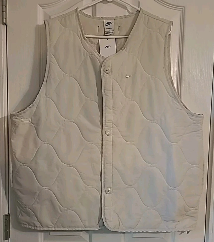 Nike Therma Fit Vest Mens Large DX0890-072 Cream