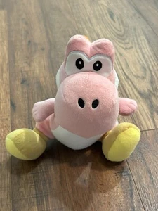Nintendo Super Mario Bros Pink Yoshi 8" Plush 2019 Stuffed Animal Little Buddy - Picture 1 of 6