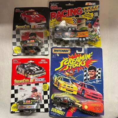 Set of 4 Racing Champions & Matchbox Davey Allison Collectors Cars 1990-1993 - Image 1 of 4