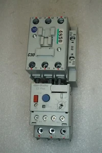 Allen Bradley 100-C30*00 Contactor Series C W 193-EEDB Overload Relay Series C - Picture 1 of 6