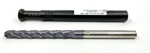 3/8" Carbide Endmill 4 Flute Ballnose XLong TiAlN Classic Series (CA2-J) - Picture 1 of 3