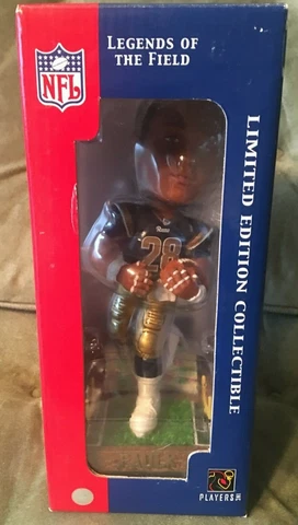 NFL Legends of the Field Marshall Faulk Bobblehead Limited Edition Forever NIOB Cover