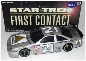 Action diecast 1/24 Michael Waltrip #21 Citgo Star Trek 1996 Ford NASCAR Bank - Picture 1 of 3