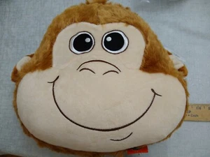 ALMOHADA ADVENTURE PLANET MONKEY SMILE FACE 13 PULGADAS X 12 x 3 marrón - Imagen 1 de 4