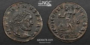 MAXIMINUS II ANCIENT COIN ROMAN. Thessalonica NGC Ch XF. AD 310-313. A1162 - Picture 1 of 3