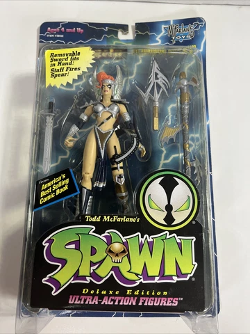 Spawn Angela Deluxe Edition 6" Ultra-Action Figure #10113 - McFarlane Toys 1995 Cover