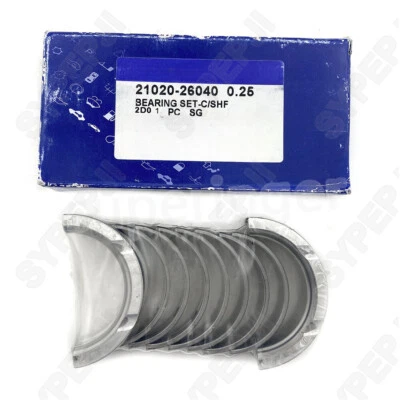 21020-26040 Engine Crankshaft Main Bearing Set For 2010 Hyundai Accent Kia Rio  - Image 1 of 4