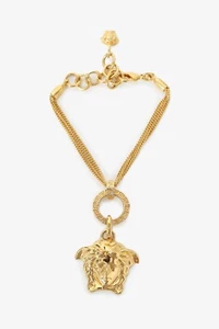 Brand New Versace Gold Tone Medusa Head Multi-Chain Bracelet! - Picture 1 of 3
