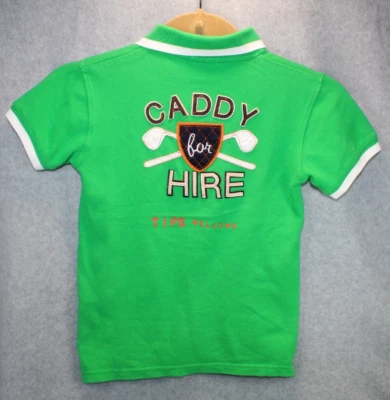 Polo verde manga corta Wes and Willy niños talla 4t fieltro caddy de alquiler golf Foto 1 de 4