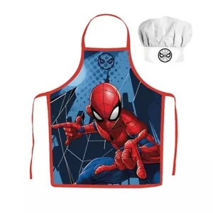 Marvel Comics Amazing Spider-Man Apron and Chef's Hat Set. Age 4-8 years - Picture 1 of 1