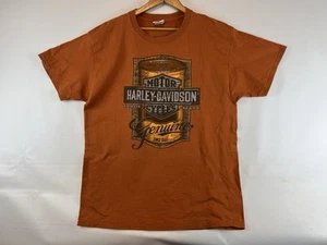 Harley Davidson T Shirt Mens L Large Beefy T - Picture 1 of 12