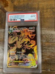 POKEMON 2022 2 Brilliant Stars Full Art Single Strike URSHIFU VMAX #TG29 PSA 8 - Picture 1 of 2