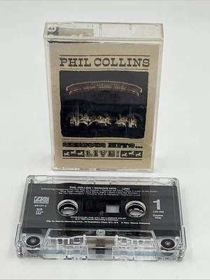 Phil Collins Serious Hits Live Cassette Tape 1990 Atlantic Records Tested Foto 1 de 3