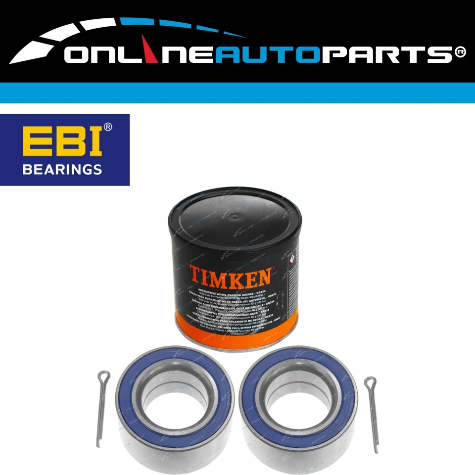 2 x Rear Wheel Bearings + Grease for Falcon AU IRS Sedan Fairlane Fairmont 98~03 - image 1 of 1