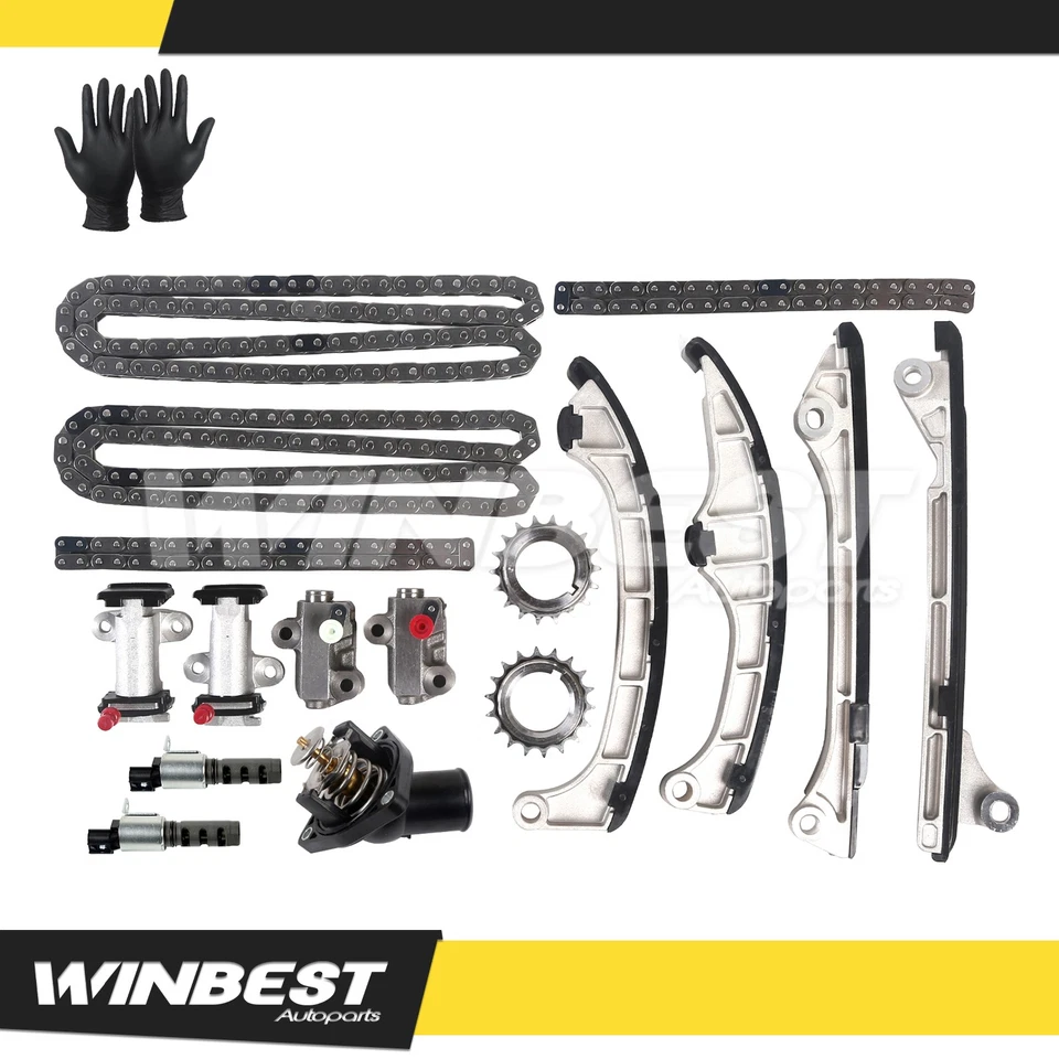 Kit de cadena de distribución termostato solenoide Fit Lexus GX460 LS460 LS600h Toyota Tundra Foto 1 de 4