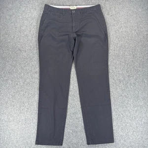 Perk Feel Good Men's Slim Fit Stretch Chinos 35x32 Dark Grey Cotton Blend - Picture 1 of 10