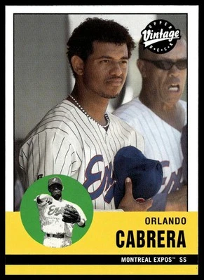2001 Upper Deck Vintage #244 Orlando Cabrera - Image 1 of 2